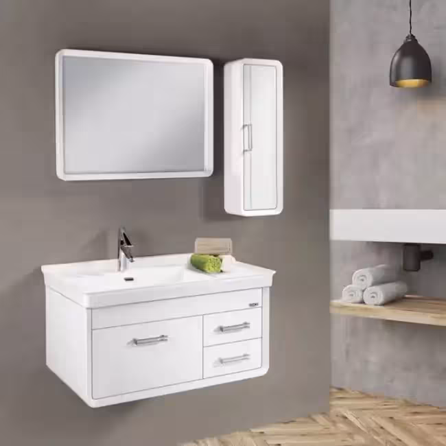 کابینت و روشویی طرح مدرن میلا MILA 900 ابعاد 52 * 90 سانتیمتر