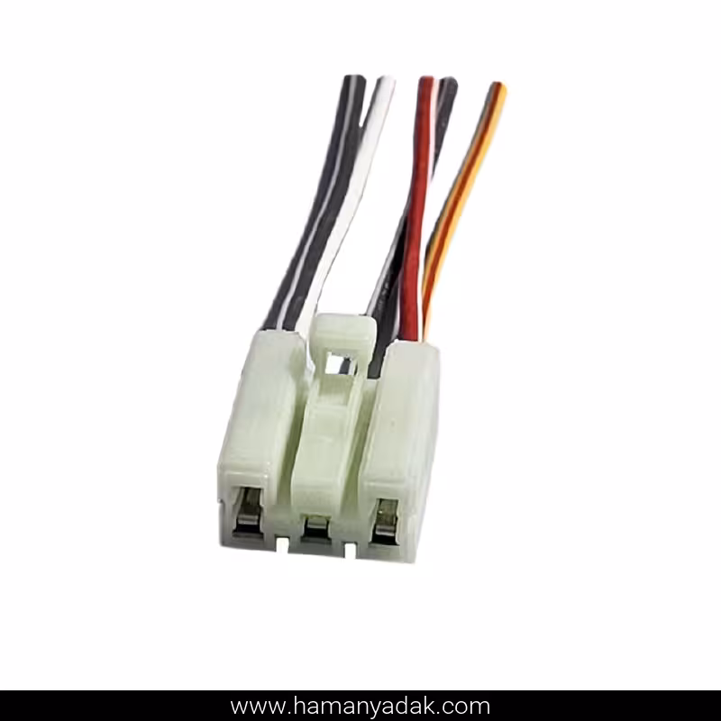 سوکت شیشه بالابر تک پل (شاگرد) پراید برند  BBZ