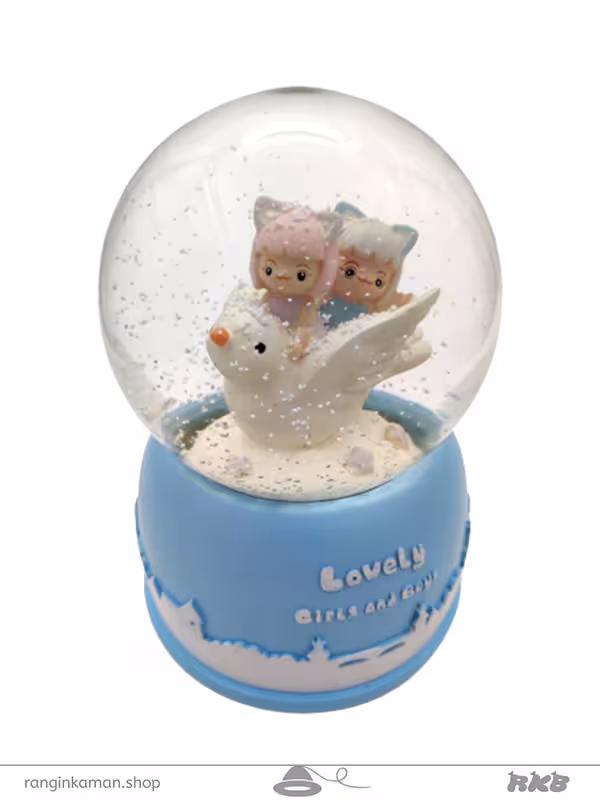 گوی دختر بازیگوش صورتی و آبی فول کد 1321 A