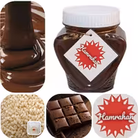 شکلات صبحانه فندقی خانگی با مغز کنجد بسته 400 گرمی بمب انرژی کیفیت عالی