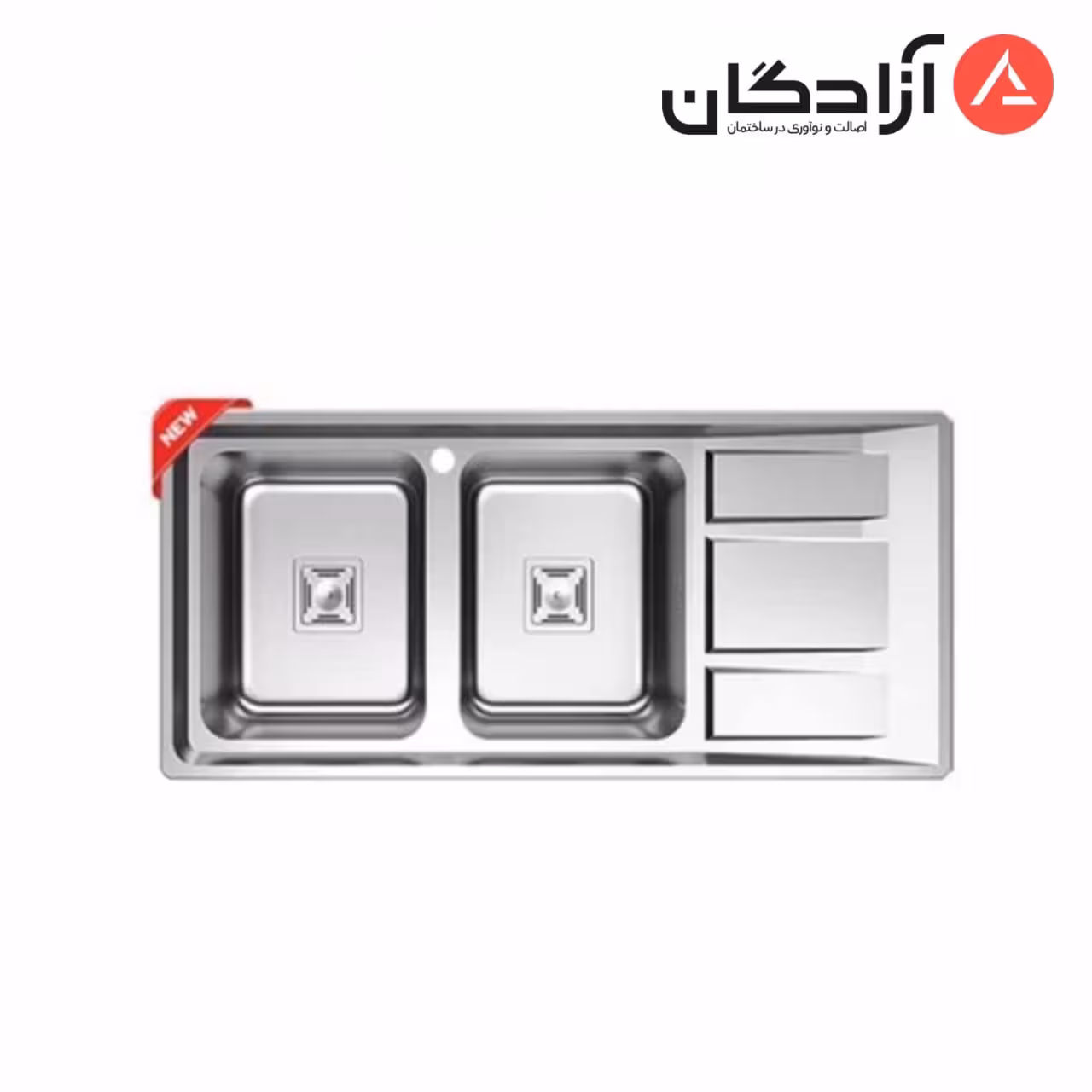 سینک فانتزی توکار میکس پلاس مدل 8042S45