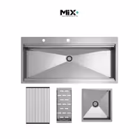 سینک ظرفشویی میکس پلاس مدل BCN-104