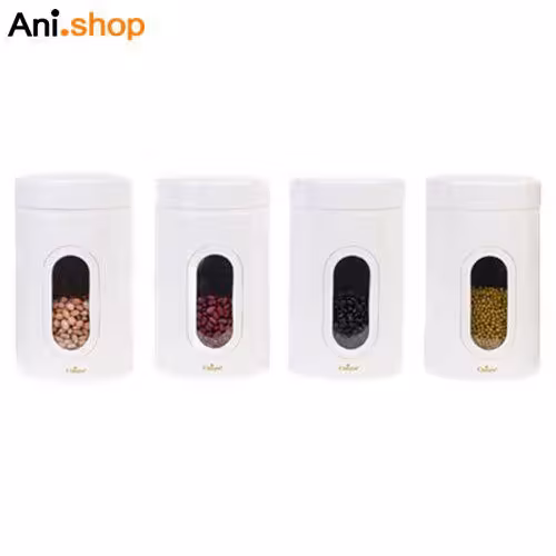 قوطی پنجره دار سفید 1.8 لیتر سفید مدل UN-5985 کد 135