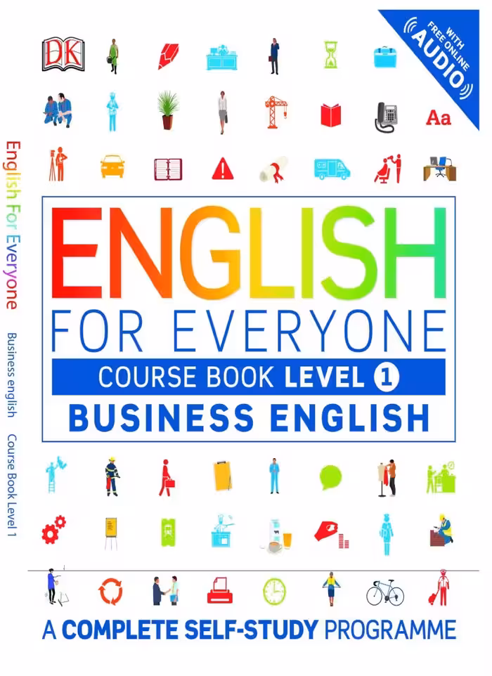 کتاب English for Everyone Business English 1 Course Book   Practice Book ( چاپ رنگی )