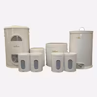 سرویس آشپزخانه 8 پارچه سفید صادراتی یونیک کد 3520