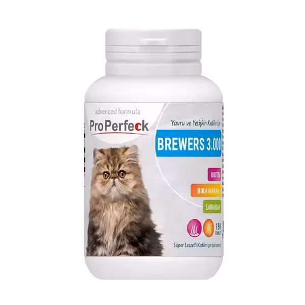 قرص مخمر پوست و مو گربه پروپرفک 75 گرم