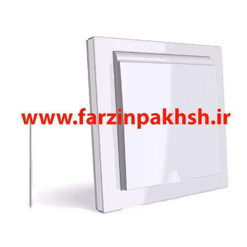 پریز برق بارانی ارت دار توکار ویرا مدل ویرا ساده سفید