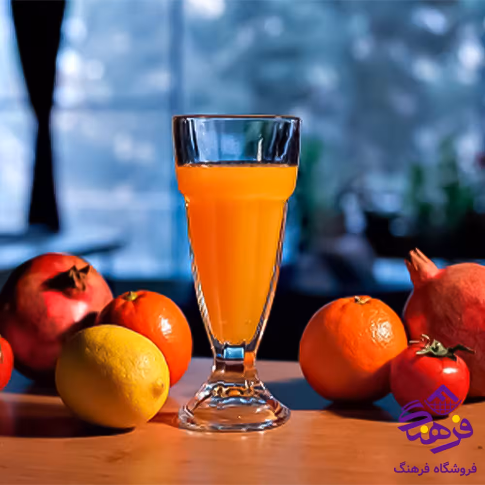 لیوان بارسا2 پایه دار پنجره ای کاوه 3عددی 6دک