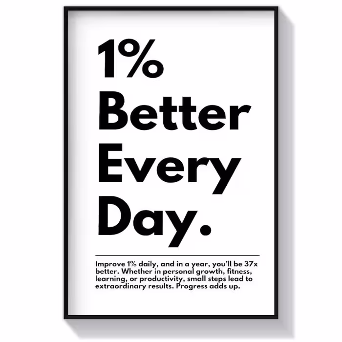 تابلو متن طرح Better every