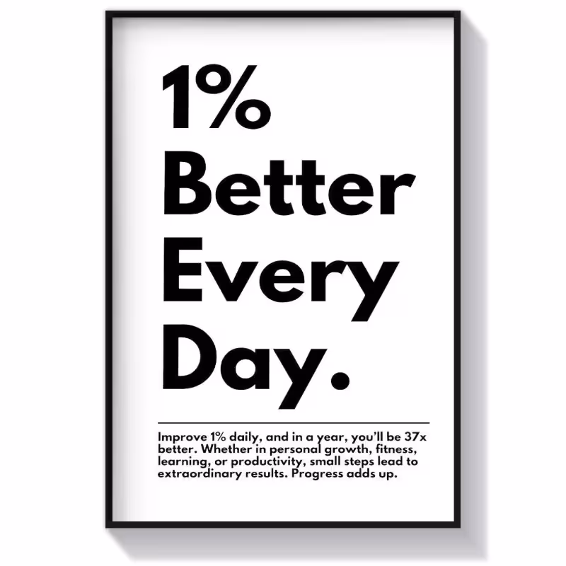 تابلو متن طرح Better every