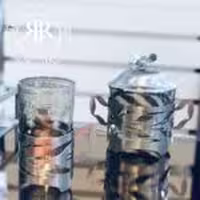 سالینو طرح زیتون  فنجان چایخوری  نقره ای  1581-1582N