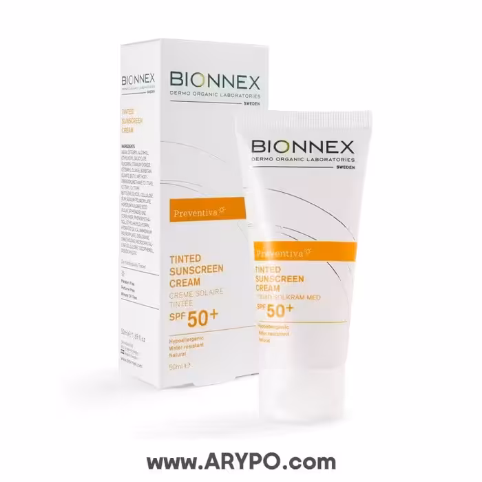 کرم ضدآفتاب بایونکس  مدل tinted sunscreen spf50