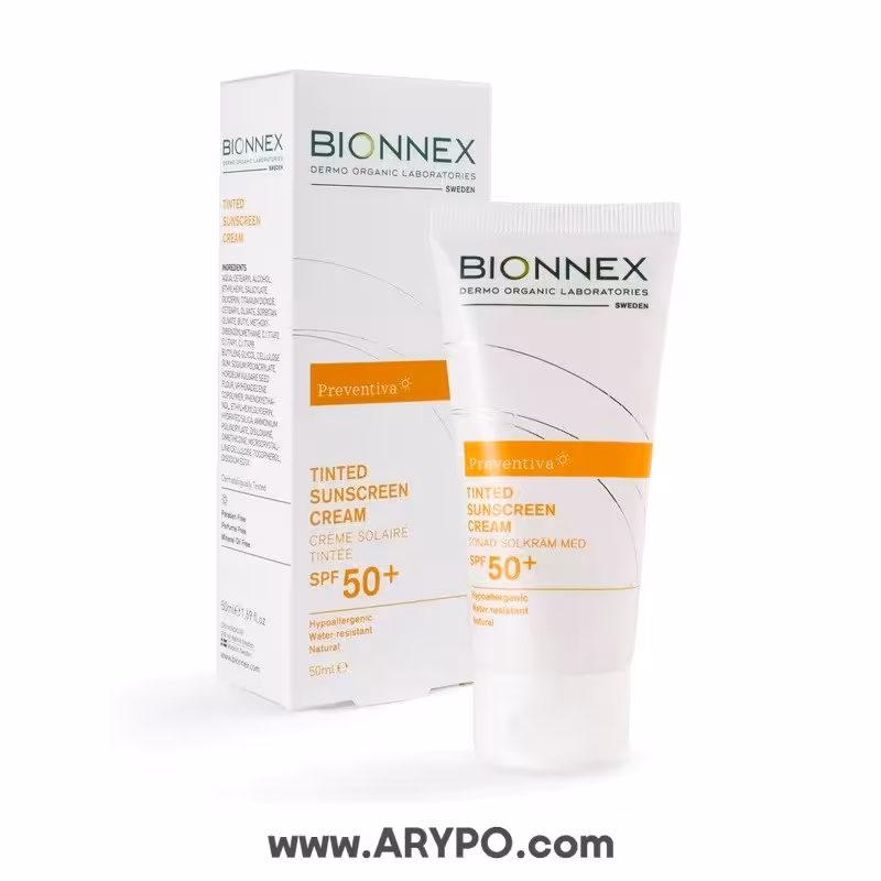 کرم ضدآفتاب بایونکس  مدل tinted sunscreen spf50