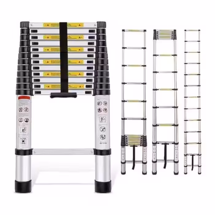 نردبان تلسکوپی 4متر یکطرفه