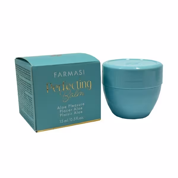 بالم لب مرطوب کننده و ترمیم کننده فارماسی رایحه آلوئه ورا FARMASI PERFECTING BALM ALOE PLEASURE 15 ML