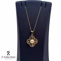 پلاک مرواریدی فیوژن ونکلیف طلا کد P18209