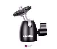 سر سه پایه دوربین با مادگی 14 و 38 اینچ سایز بزرگ Zomei