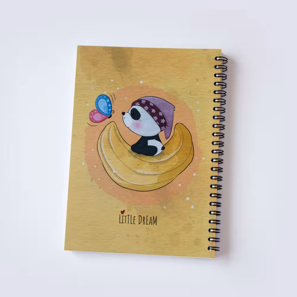 دفتر خط دار طرح پاندا پانداک