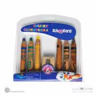 پاستل روغنی6رنگ مدادی همراه با تراش اسکول فنز کد92459