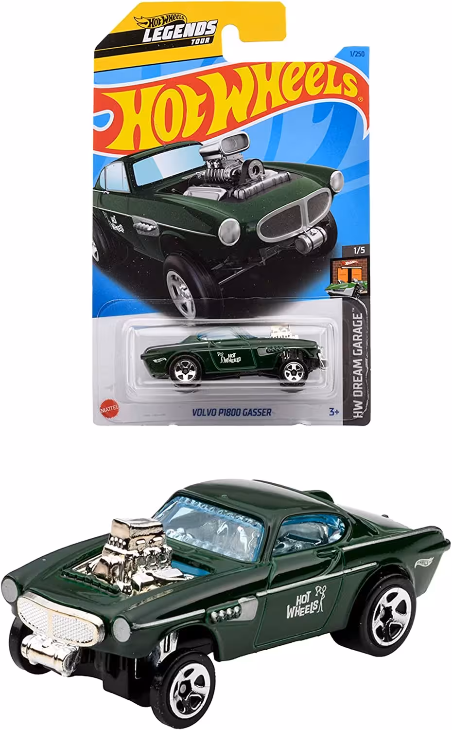 ماشین فلزی هات ویلز «ولوو P1800 گسر»