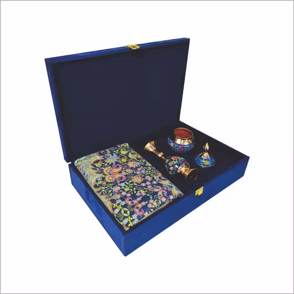 پک هدیه صنایع دستی و زعفران مدل شهرزاد کد PZ151
