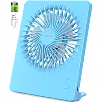 فن بی صدا رومیزی شارژی USB Fans
