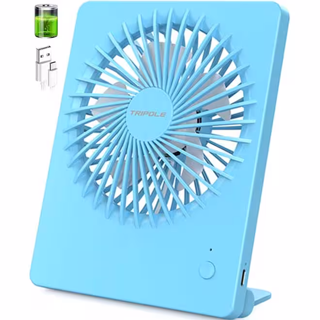 فن بی صدا رومیزی شارژی USB Fans