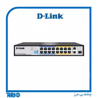 سوییچ شبکه 16 پورت POE دی-لینک DES-F1016P-E