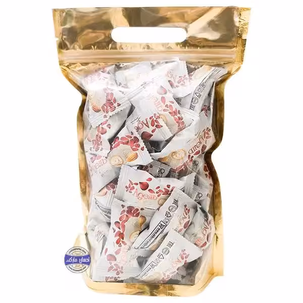 شکلات وافل نارگیل و بادام روسی بسته 500 گرمی