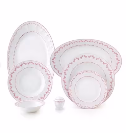 سرویس چینی 29 پارچه فرانسیس صورتی