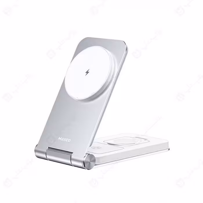 شارژر بی سیم سه کاره مکسکو مدل MW08