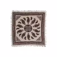 ترمه قمکاری اصفهان سایز 50×50 سانتی متری