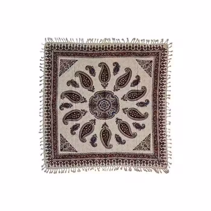 ترمه قمکاری اصفهان سایز 50×50 سانتی متری