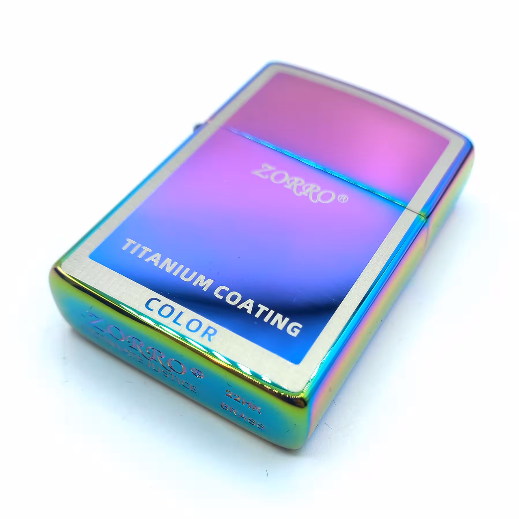 فندک بنزینی زورو هفت رنگ کد A130007