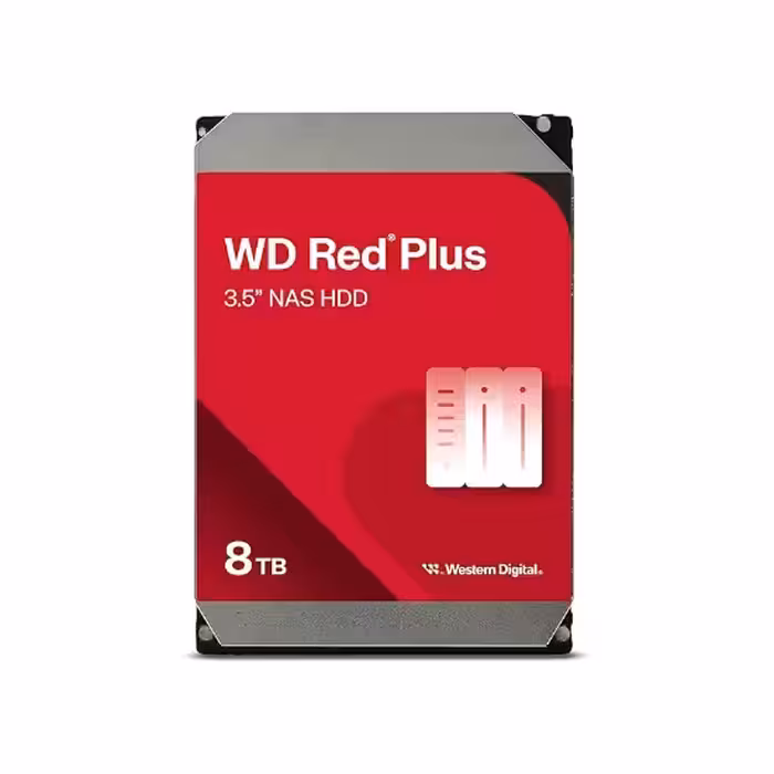 هارد دیسک اینترنال وسترن دیجیتال مدل Red Plus ظرفیت 8 ترابایت