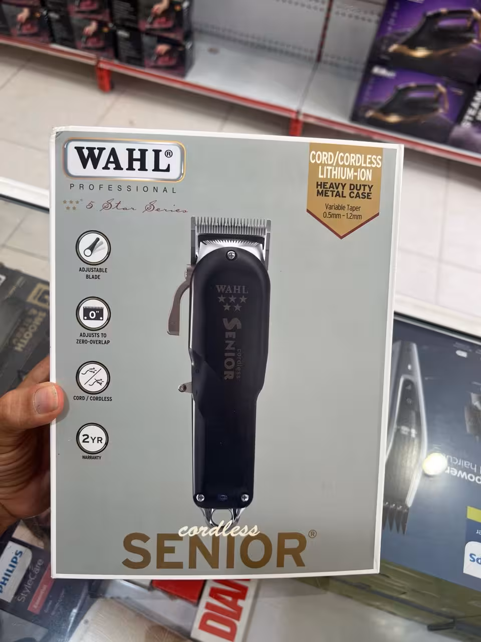 ماشین اصلاح موی سر و صورت وال پروفشنال مدل senior سفارش اروپا