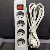 چهار راهی برق ارت دار بهداد الکتریک مدل نیکان کابل 3 متری