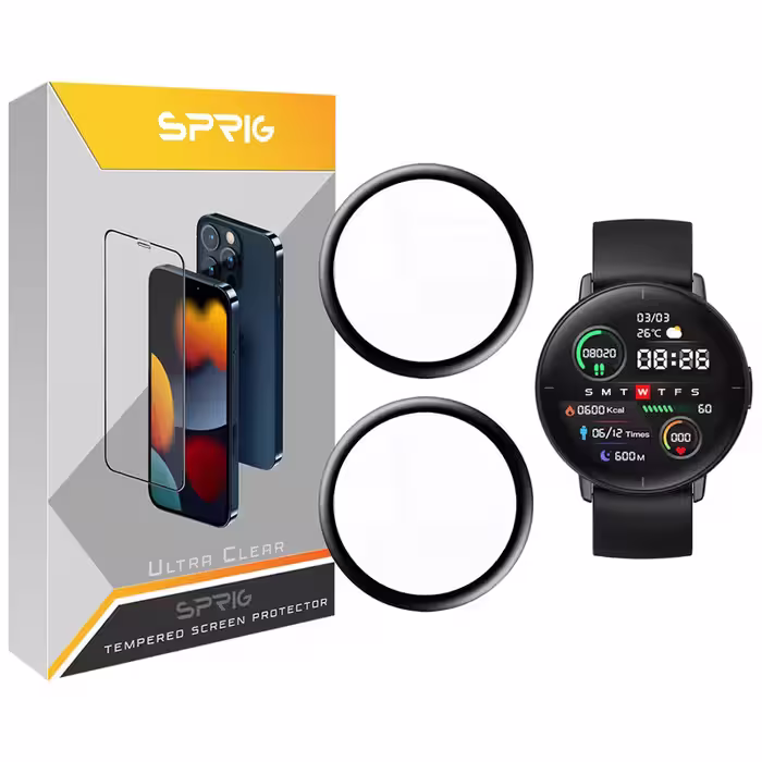محافظ صفحه نمایش نانو اسپریگ مدل SPG مناسب برای ساعت هوشمند میبرو Lite بسته دو عددی