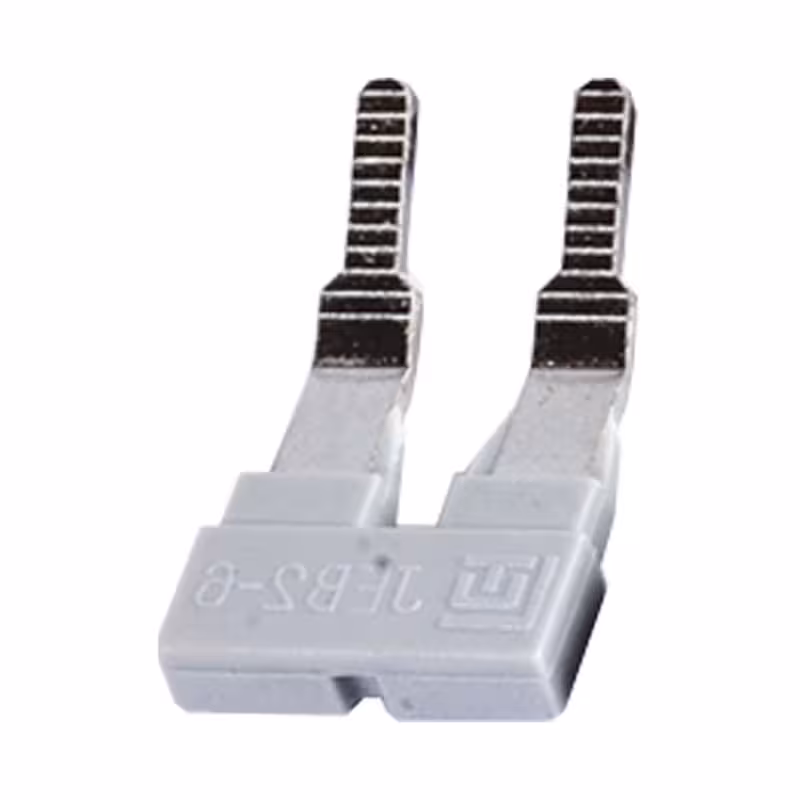 جامپر شانه‌ای ترمینال پیچی 2 خانه سایز 6 مدل JEB2-6 رعد بسته 50 عددی