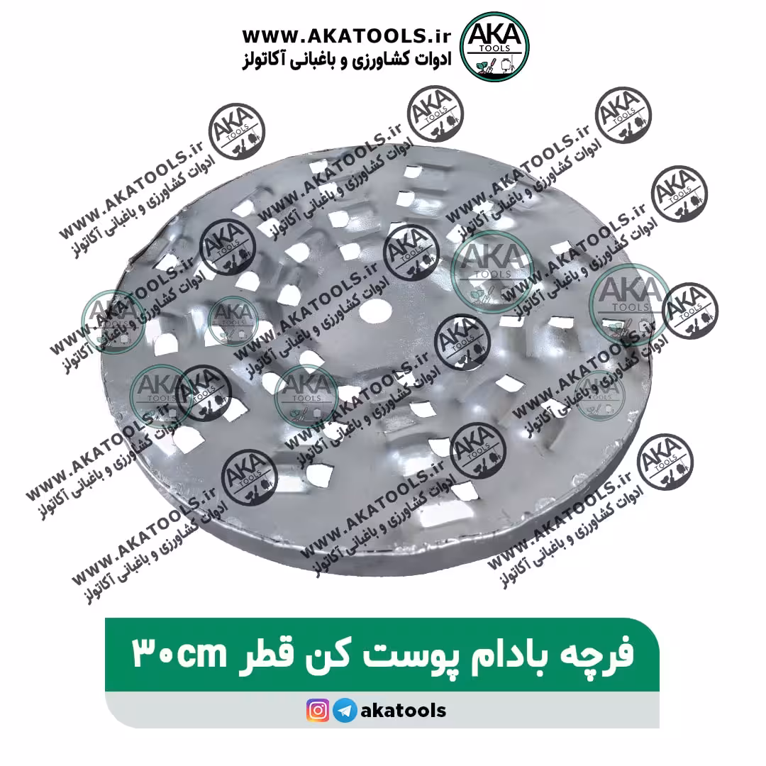 فرچه بادام پوست کن قطر 30 سانت