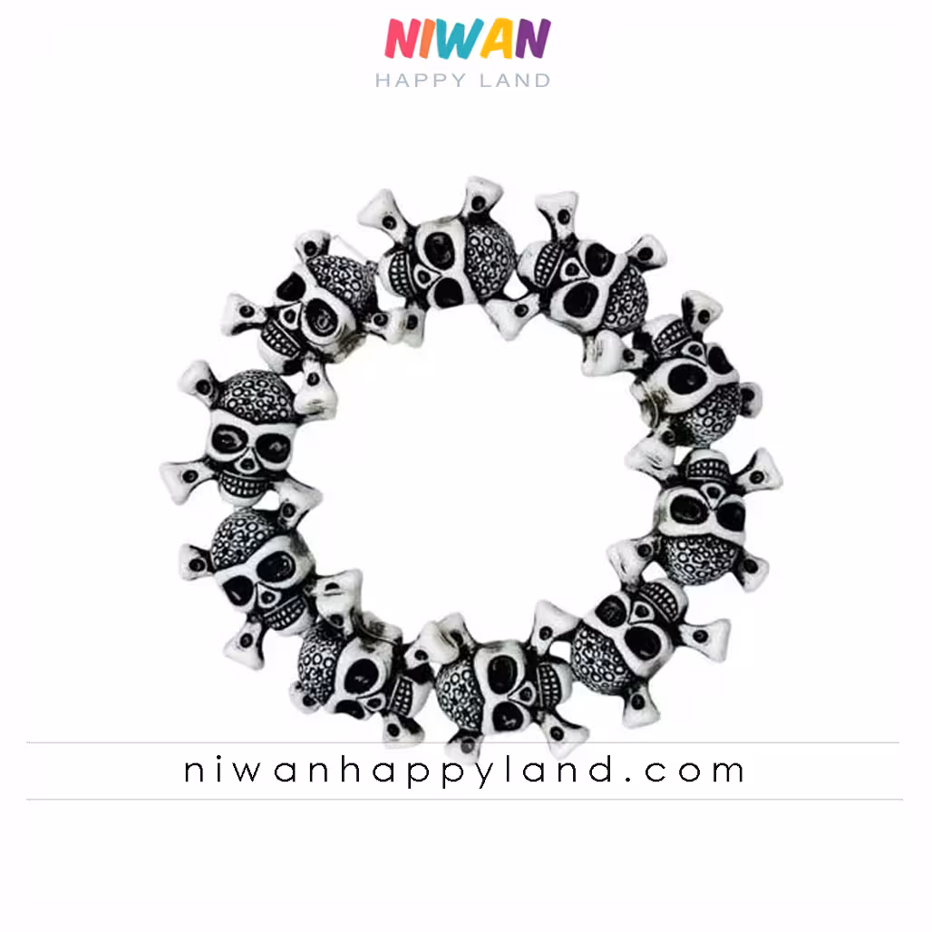 دستبند اسکلتی هالووین