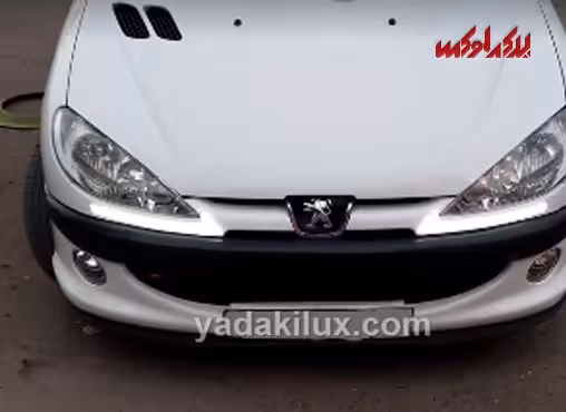 جلو پنجره پژو 206 دی لایت دار اصل NGco جفت