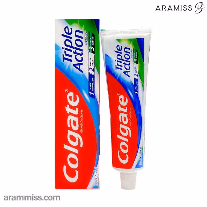 خمیردندان تریپل اکشن 1.2.3 کلگیت Triple Action
