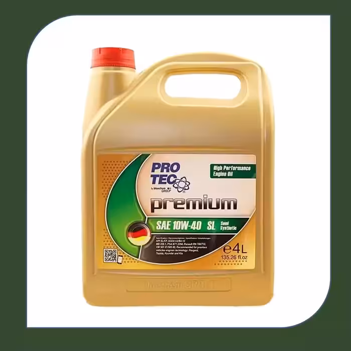 روغن موتور پروتک 10W40 چهار لیتری SL-فروشگاه اینترنتی کارنوئل CARnoel