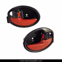 دستگیره داخلی درب ساینا و کوییک جفتی سمت راست و چپ قرمز برند متک