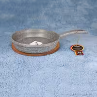 تابه گرانیتی تک دسته خاکستری سایز 16 پیلو PILAU مدل هپی