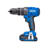 دریل شارژی نووا  13 میلیمتری 20 ولت براشلس کد 7725