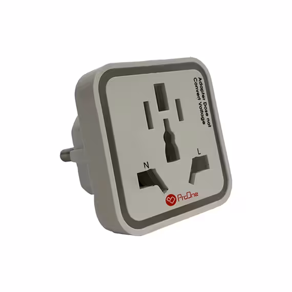 تبدیل برق سه شاخه به دو شاخه پرووان مدل PAD656