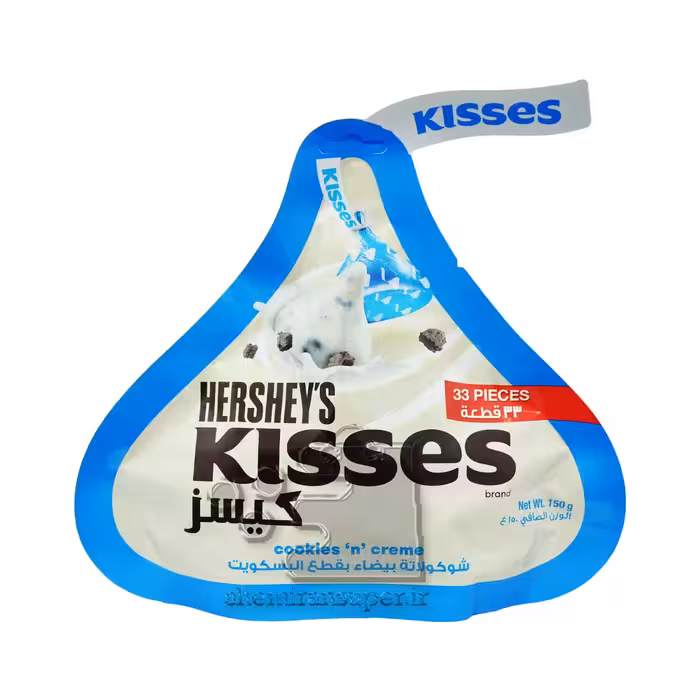 شکلات سفید با تکه های کوکی 33 عدد کیسز هرشیز - hersheys