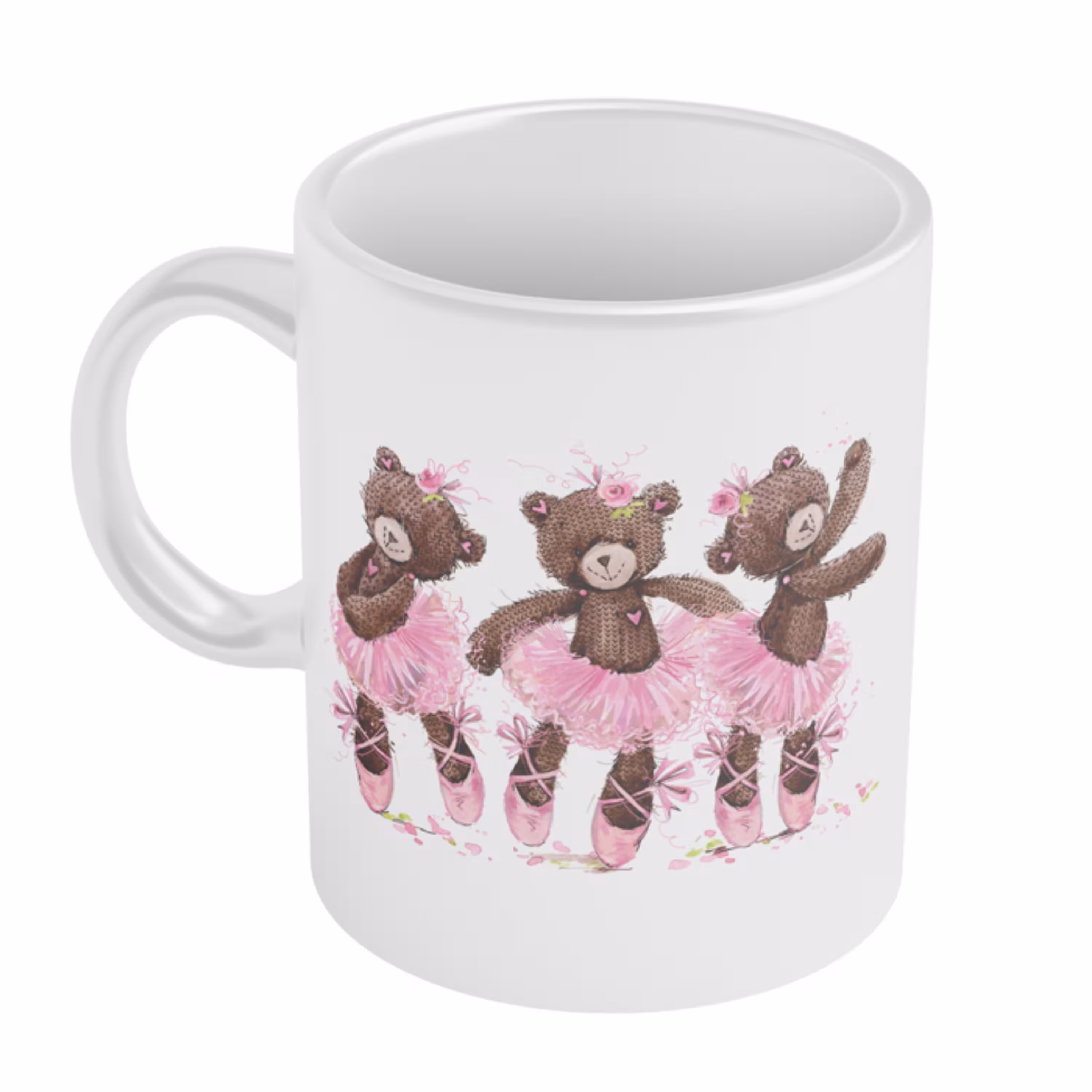 ماگ فانتزی طرح خرس های بالرین 001